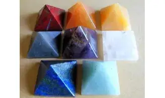 8 pyramids composition