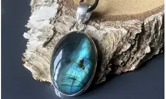 Labradorite 3 pendentif & Argent