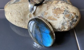 Labradorite & 925 Silver plated 3