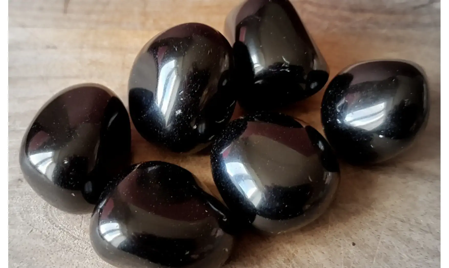 Obsidienne Noire Galet pierre roulée