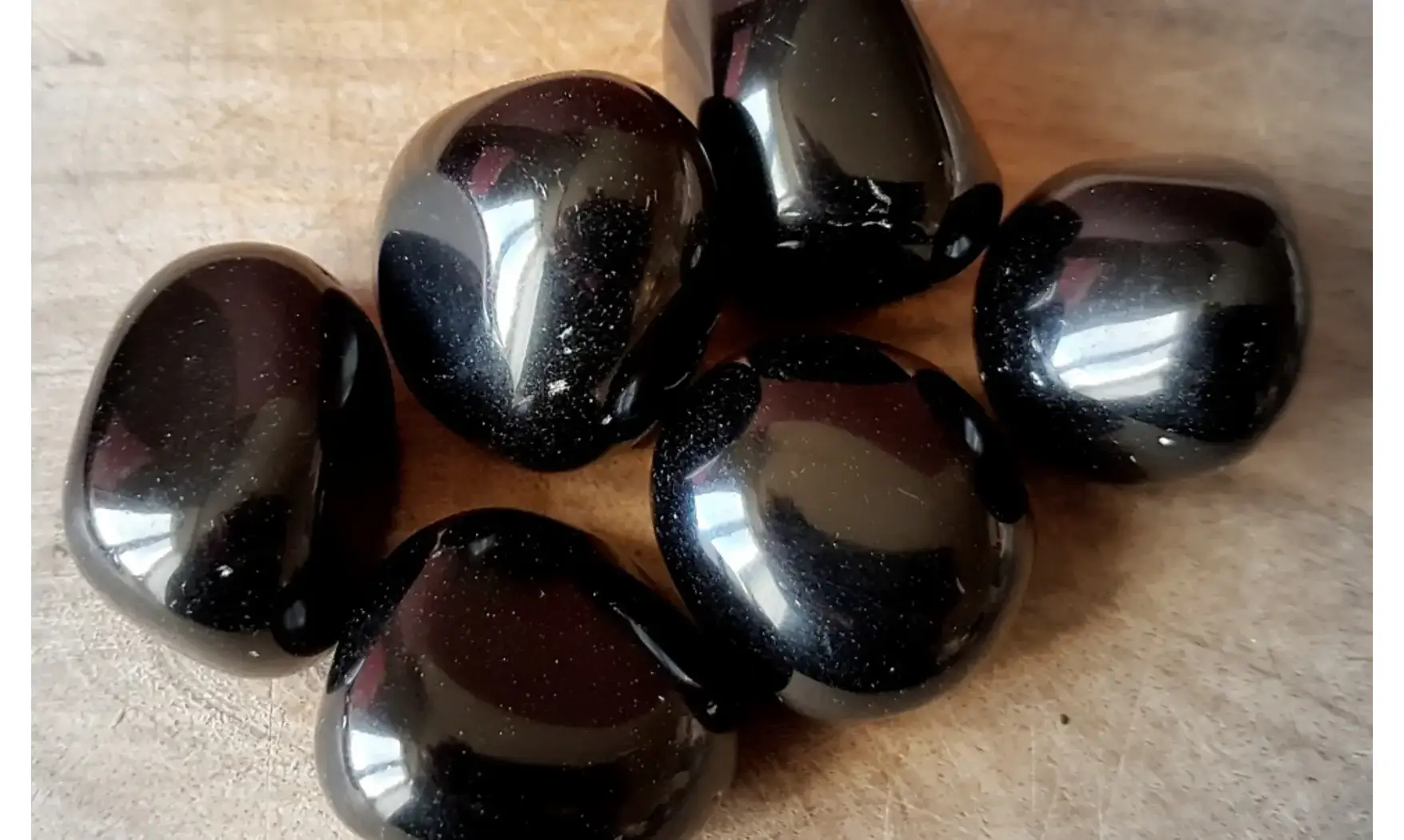 Obsidienne Noire Galet pierre roulée
