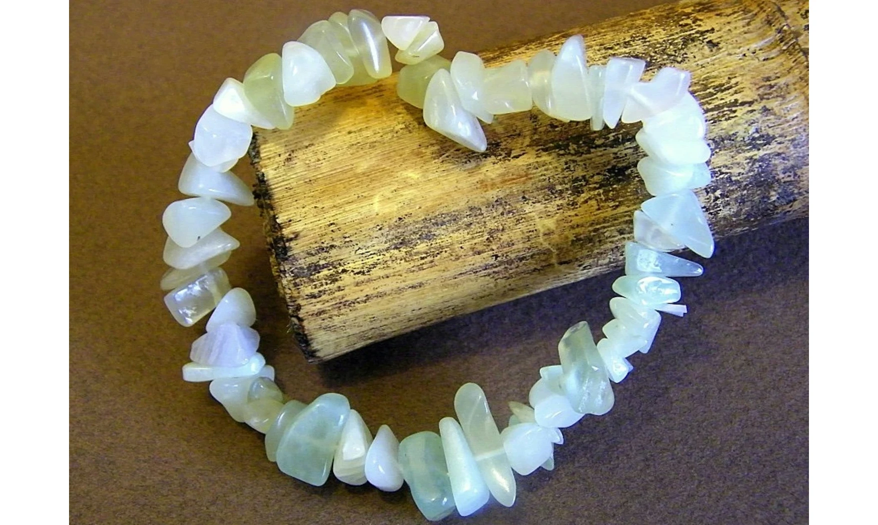 Jade pierres Baroque bracelet