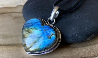 Labradorite 7 & 925 Silver plated