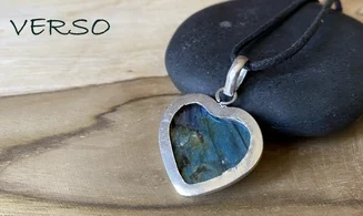 Labradorite 7 & 925 Silver plated