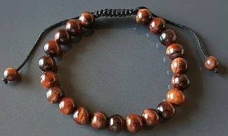 Red Tigereye Bracelet beads stone