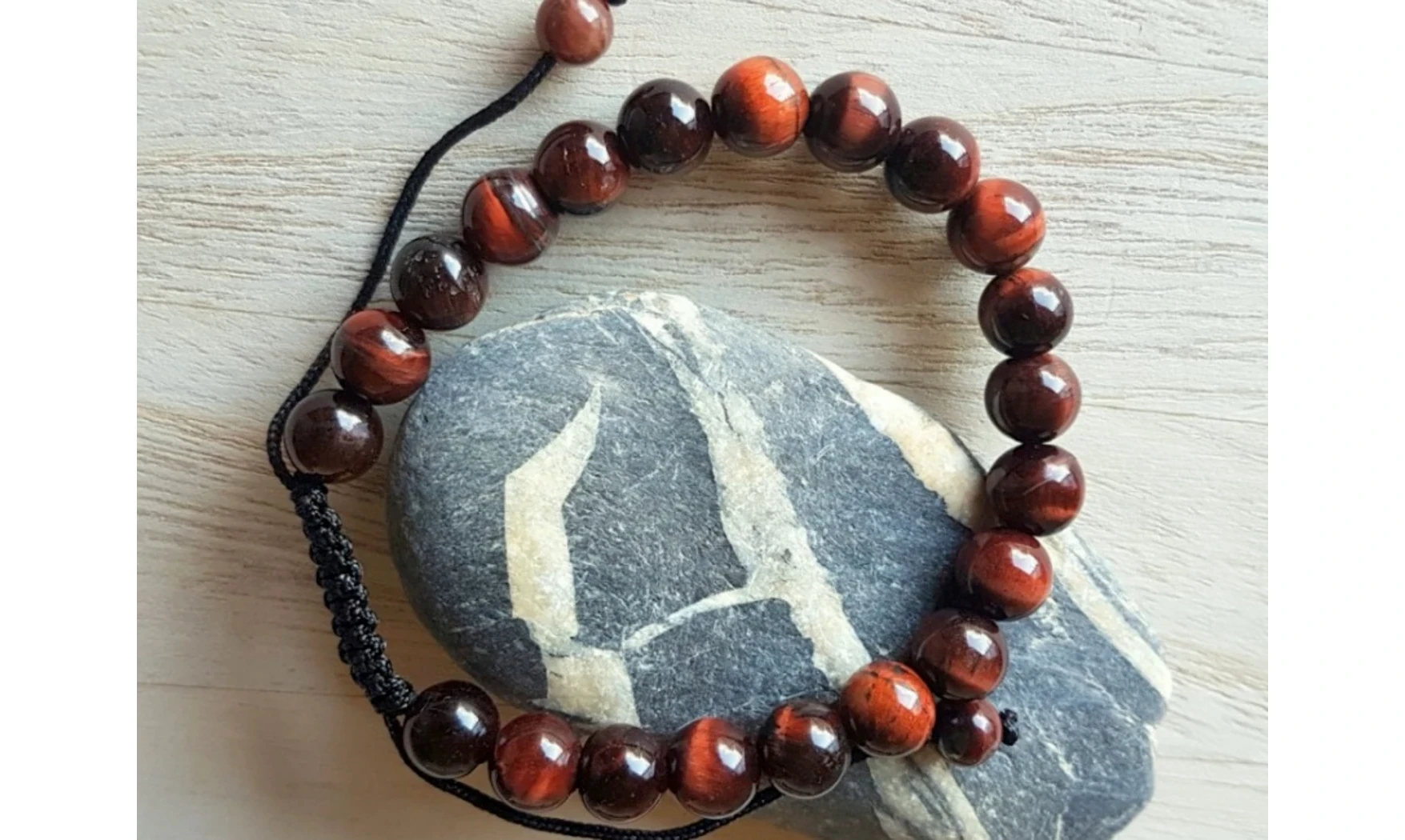Oeil de Taureau Bracelet pierres