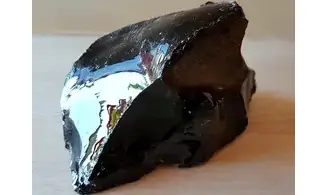 Black Obsidian Rough stone