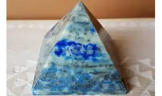 Pyramide Lapis lazuli pierre 6