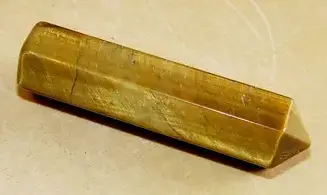 Tiger Eye – Gold Massage Wand