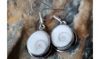 Shiva eye Shell 925 Silver plated 2