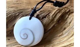Oeil Sainte Lucie Galet Pendentif