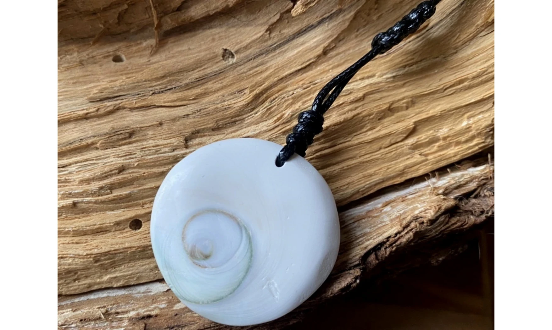 Oeil Sainte Lucie Galet Pendentif