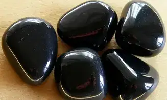 Onyx noir Galet pierre roulée