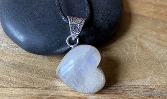 Pierre de Lune pendentif 1 & Argent