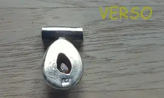 Citrine pierre pendentif & Argent