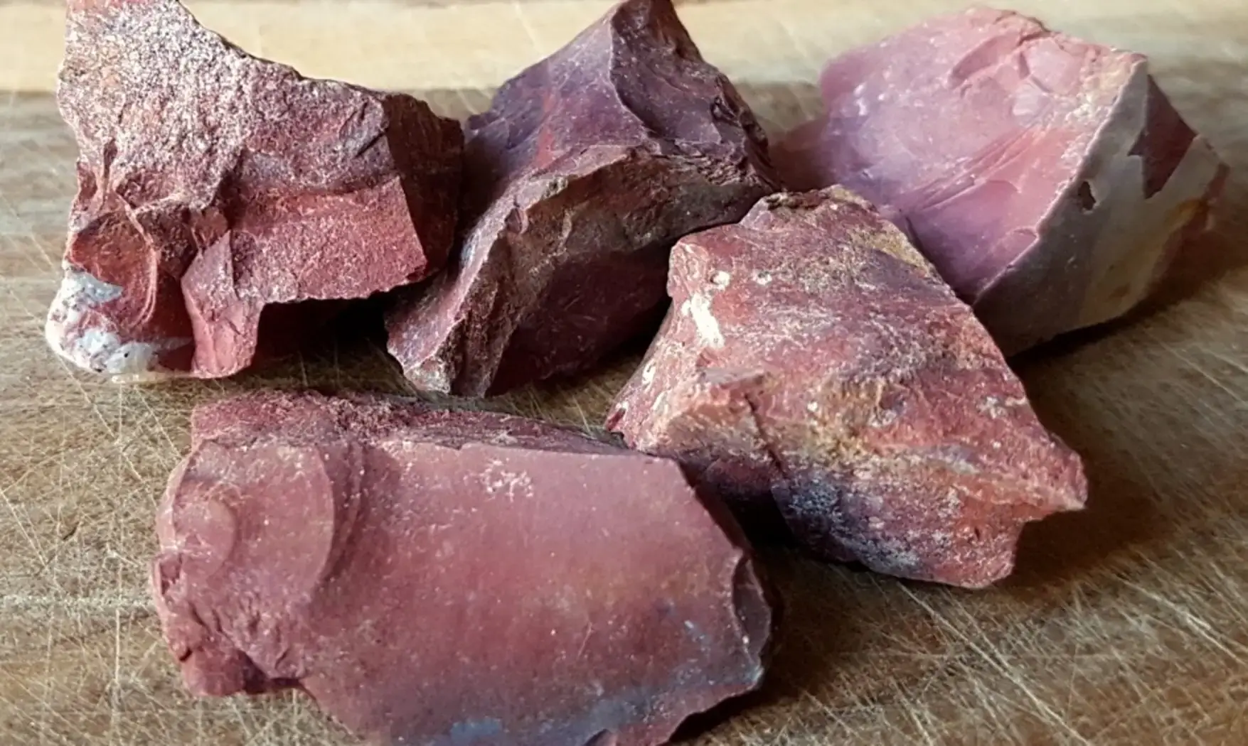Jaspe Rouge Pierre Brute