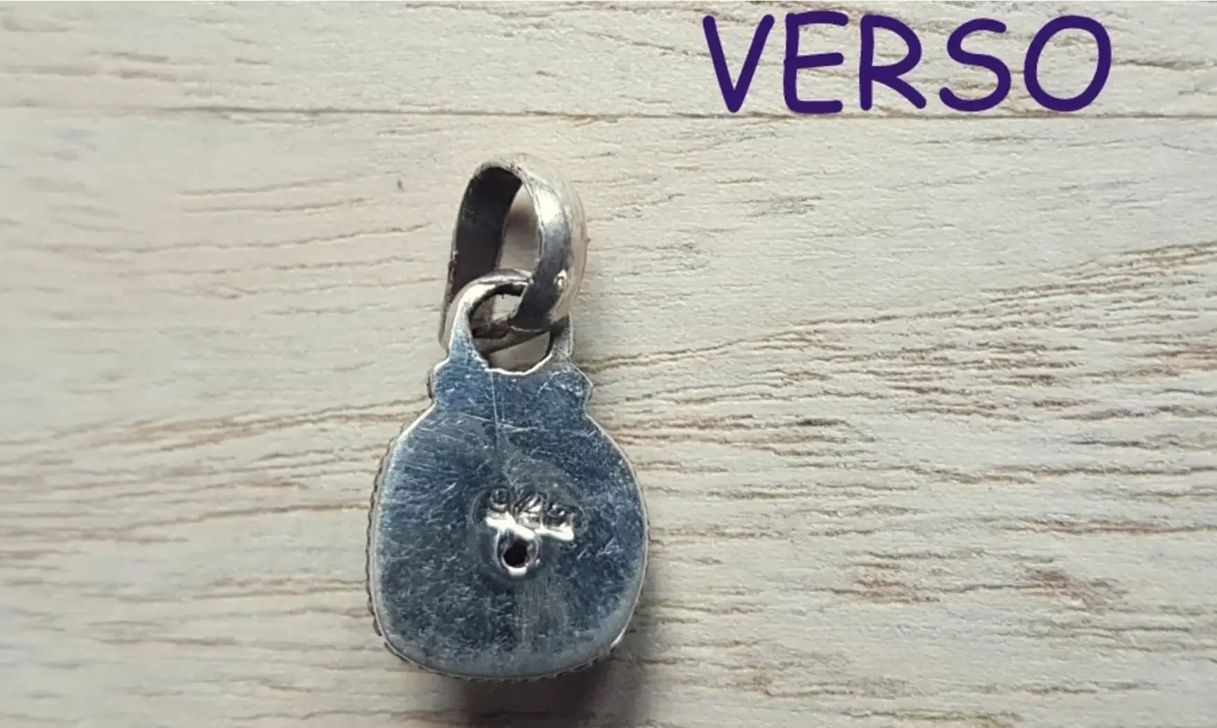 Améthyste pierre pendentif & Argent