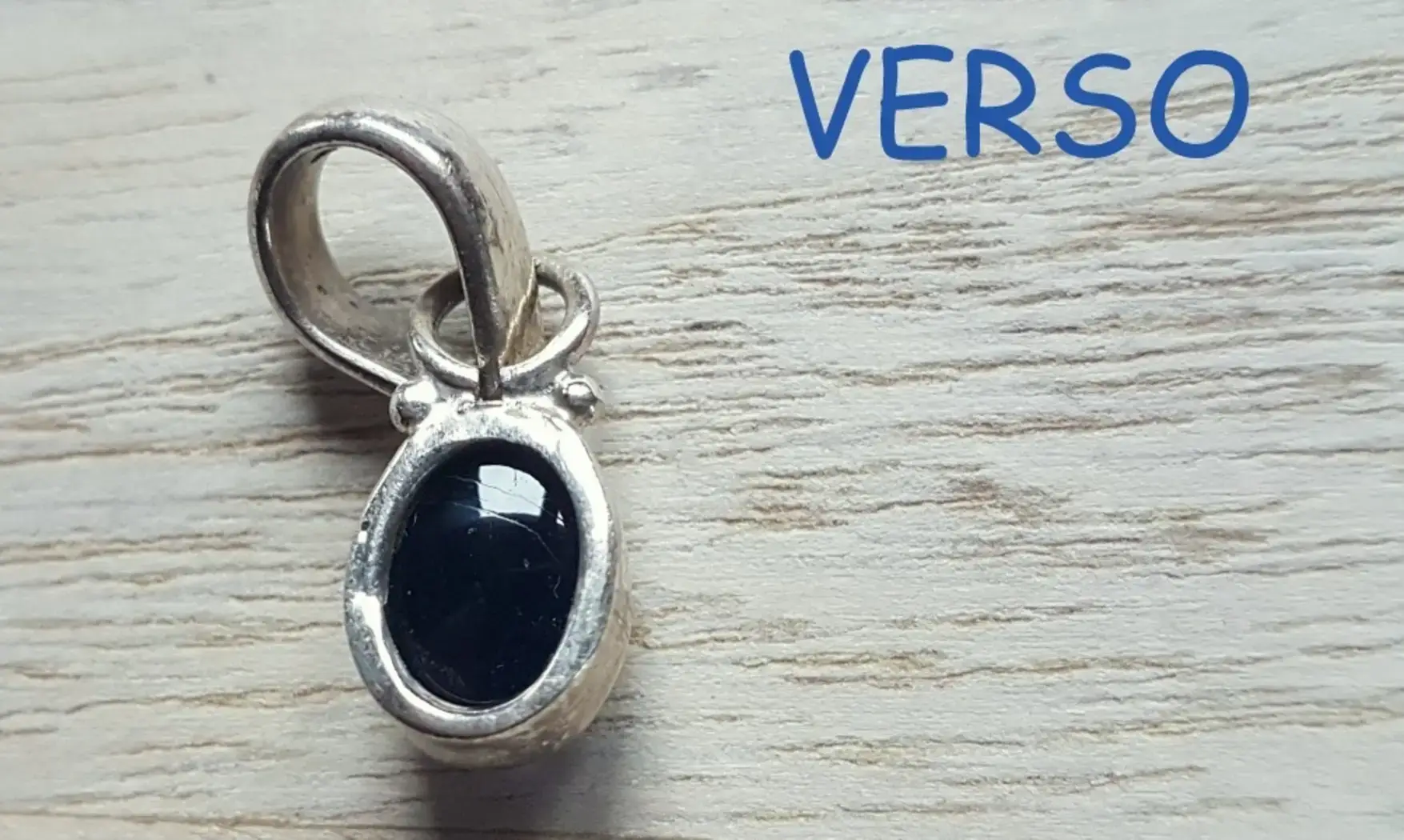 Iolite pierre pendentif & Argent