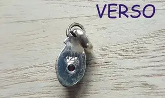 Amethyst & 925 Silver plated pendant