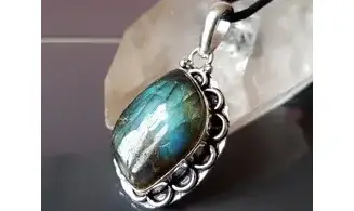 Labradorite 1 pendentif & Argent