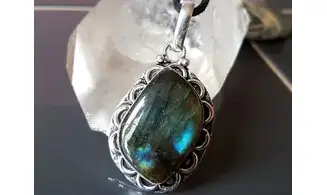 Labradorite 1 pendentif & Argent