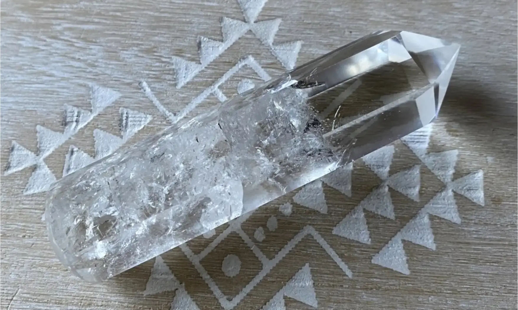 Cristal de roche Wand 2