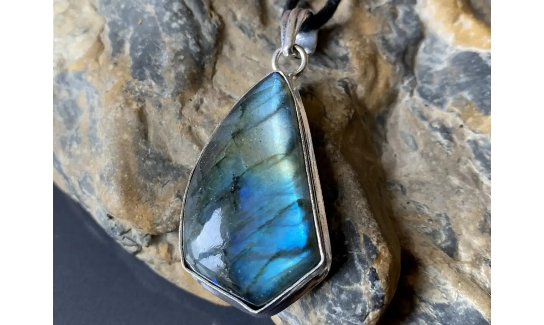 Labradorite 6 pendentif & Argent