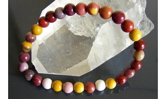 Mookaite Jasper Round beads bracelet