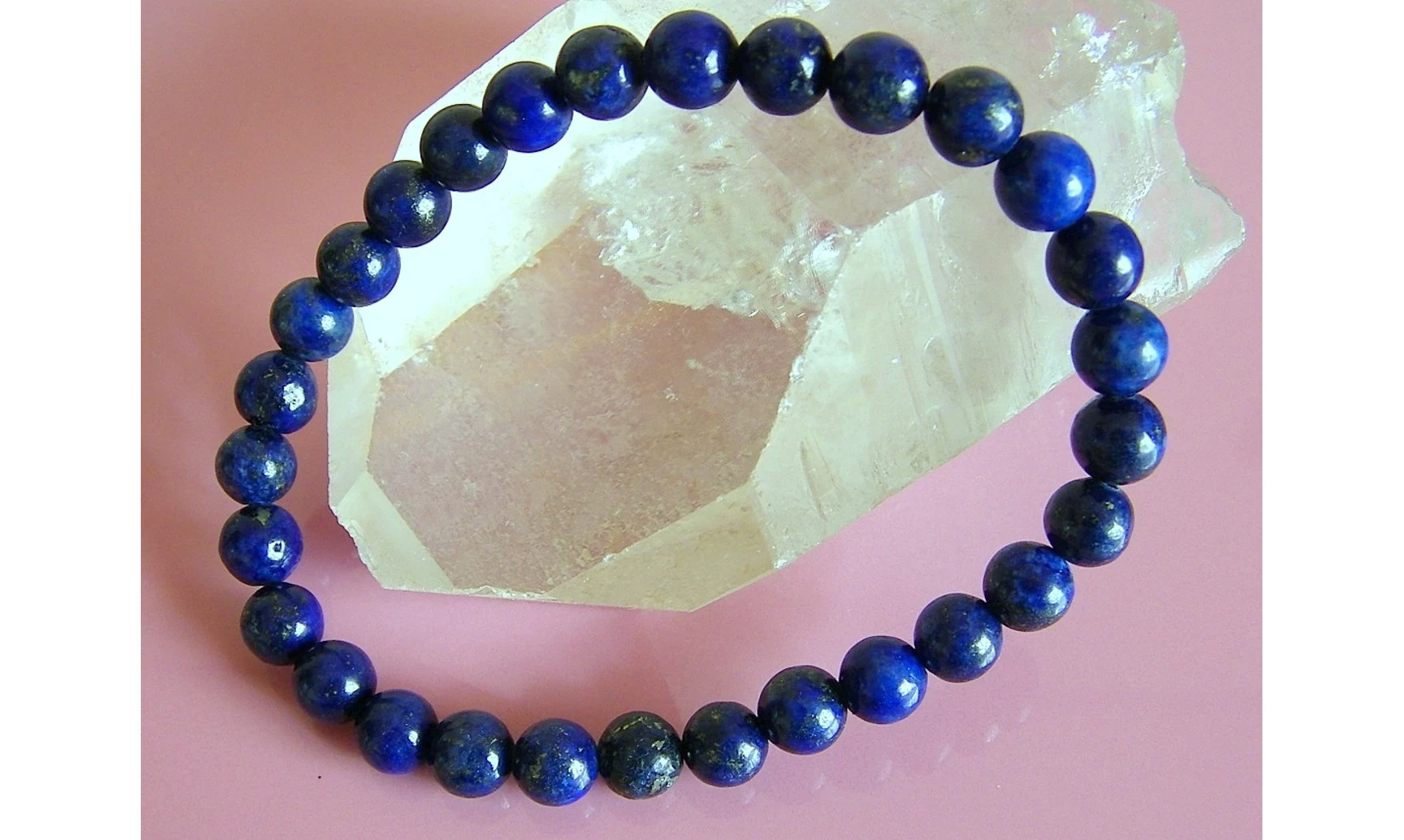 Lapis lazuli pierres Boules bracelet