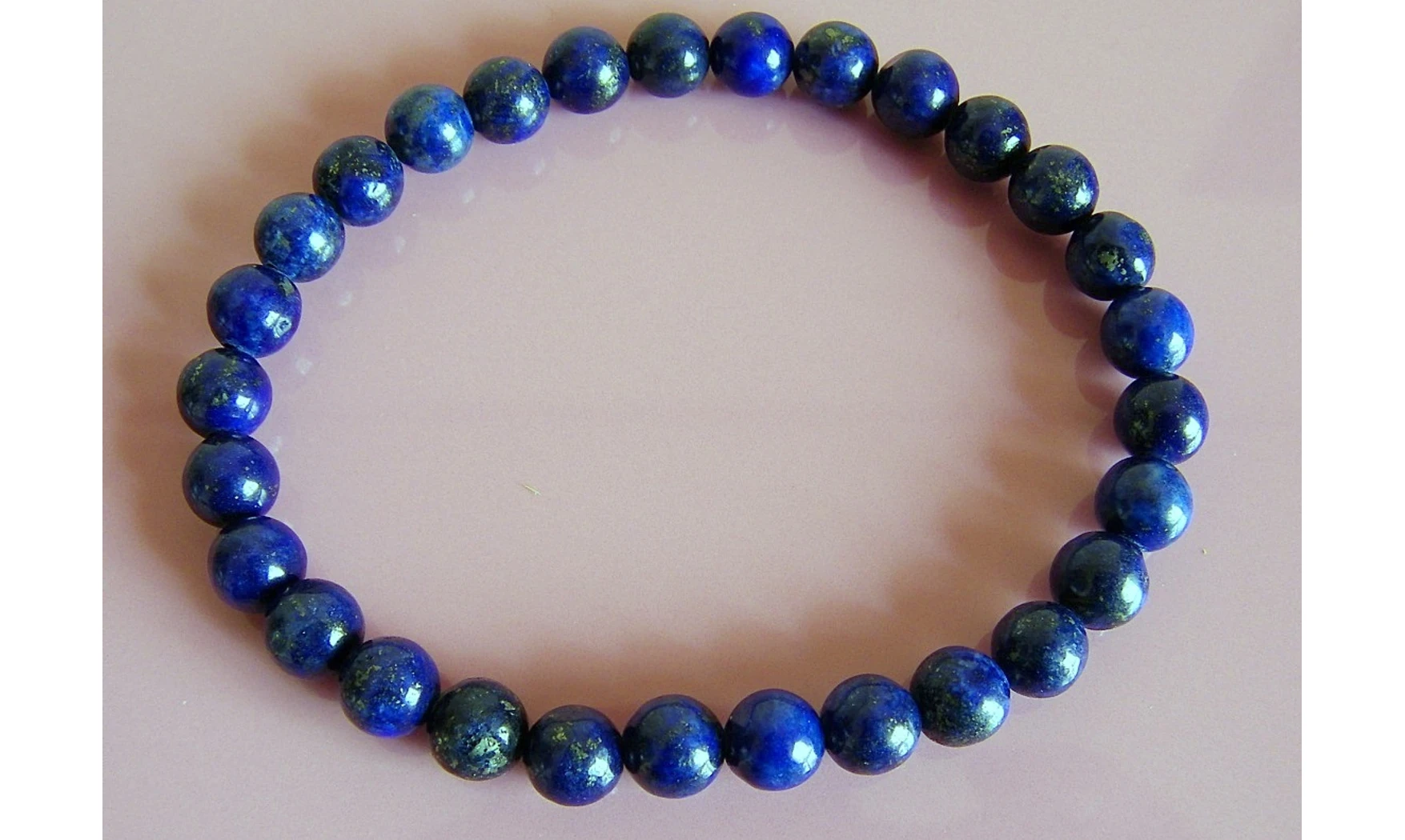 Lapis lazuli pierres Boules bracelet