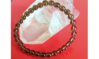 Quartz Fumé pierres Boules bracelet