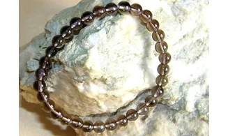 Quartz Fumé pierres Boules bracelet