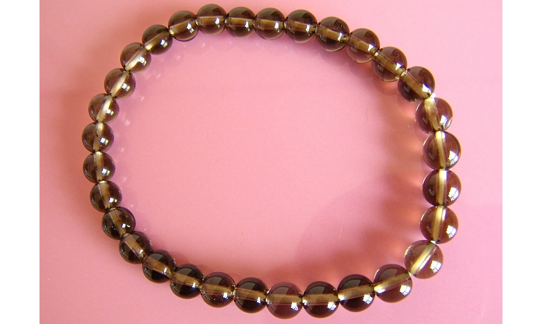 Quartz Fumé pierres Boules bracelet