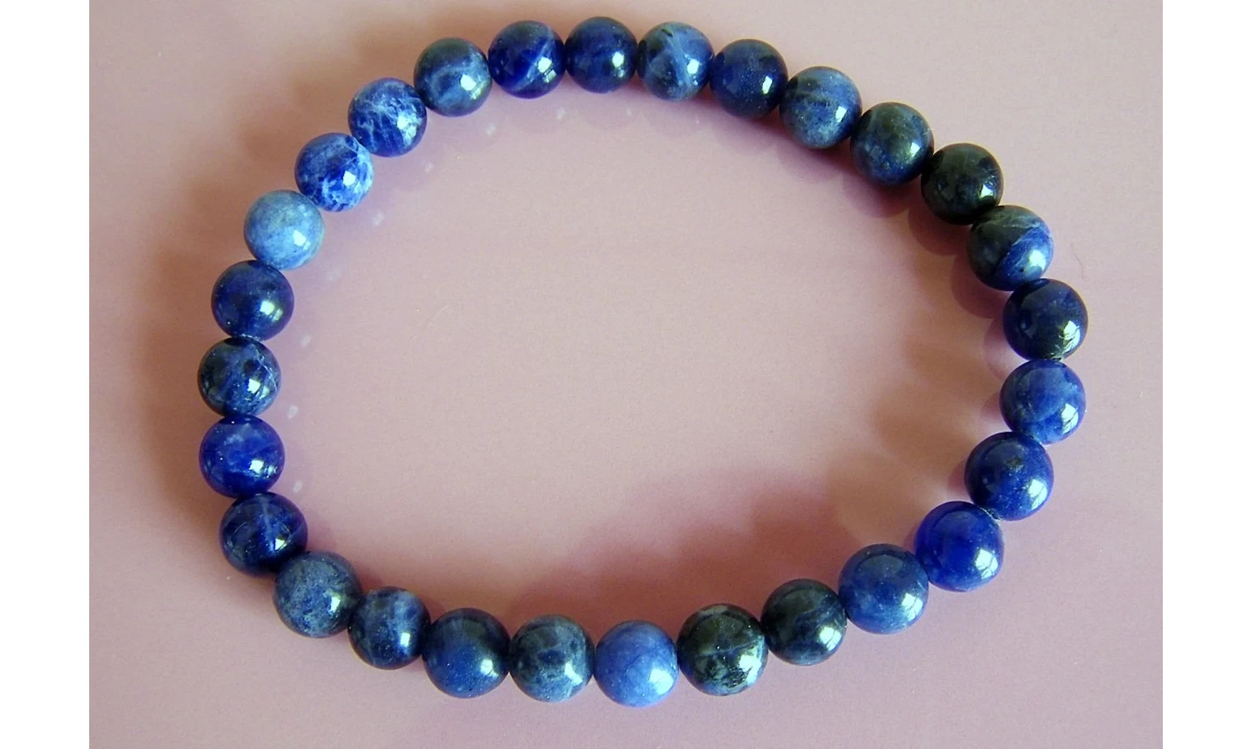 Sodalite pierres Boules bracelet
