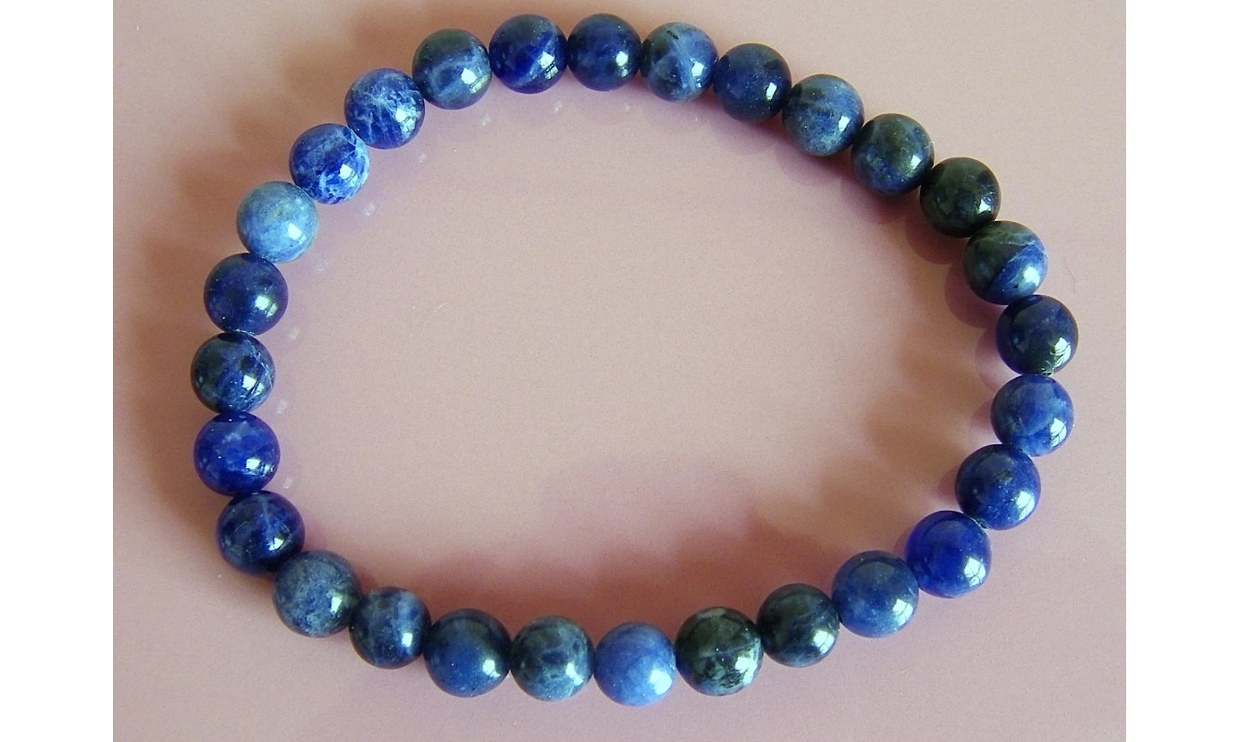 Sodalite pierres Boules bracelet