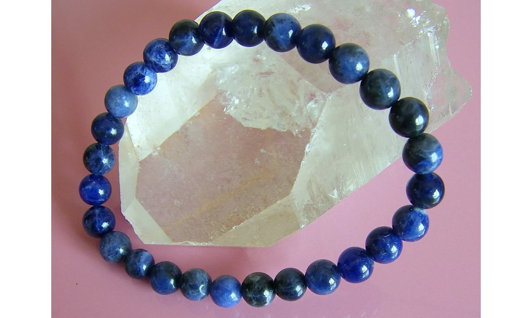 Sodalite pierres Boules bracelet