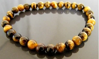 Oeil de Tigre pierres Boules bracelet