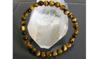 Oeil de Tigre pierres Boules bracelet