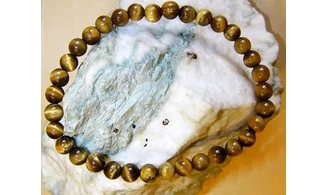 Oeil de Tigre pierres Boules bracelet