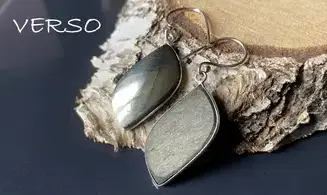 Pyrite pierre BO Argent