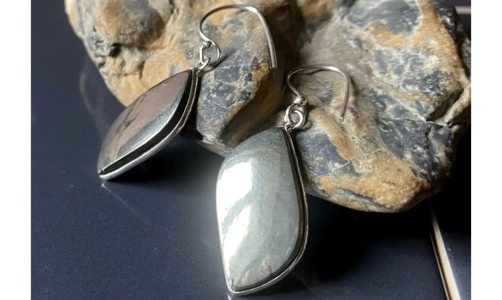Pyrite pierre BO Argent