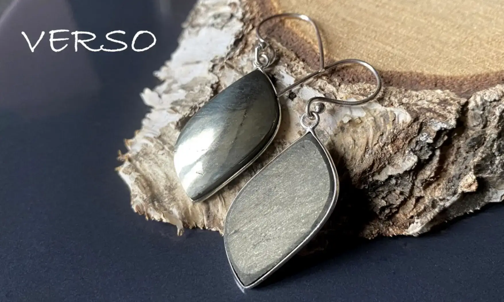 Pyrite pierre BO Argent
