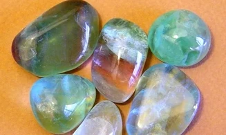 Green Fluorite Tumbled Stone