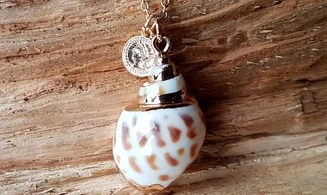 Coquillage Babylonia Pendentif
