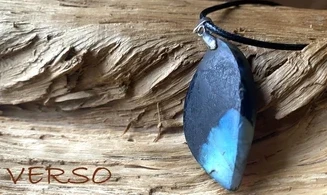 Labradorite Galet 5 pierre pendentif