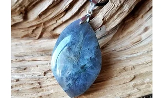 Labradorite Palm stone 2 pendant