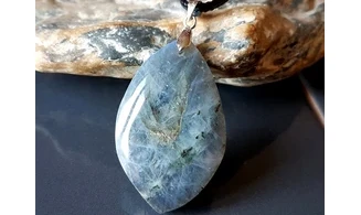 Labradorite Galet 2 pierre pendentif