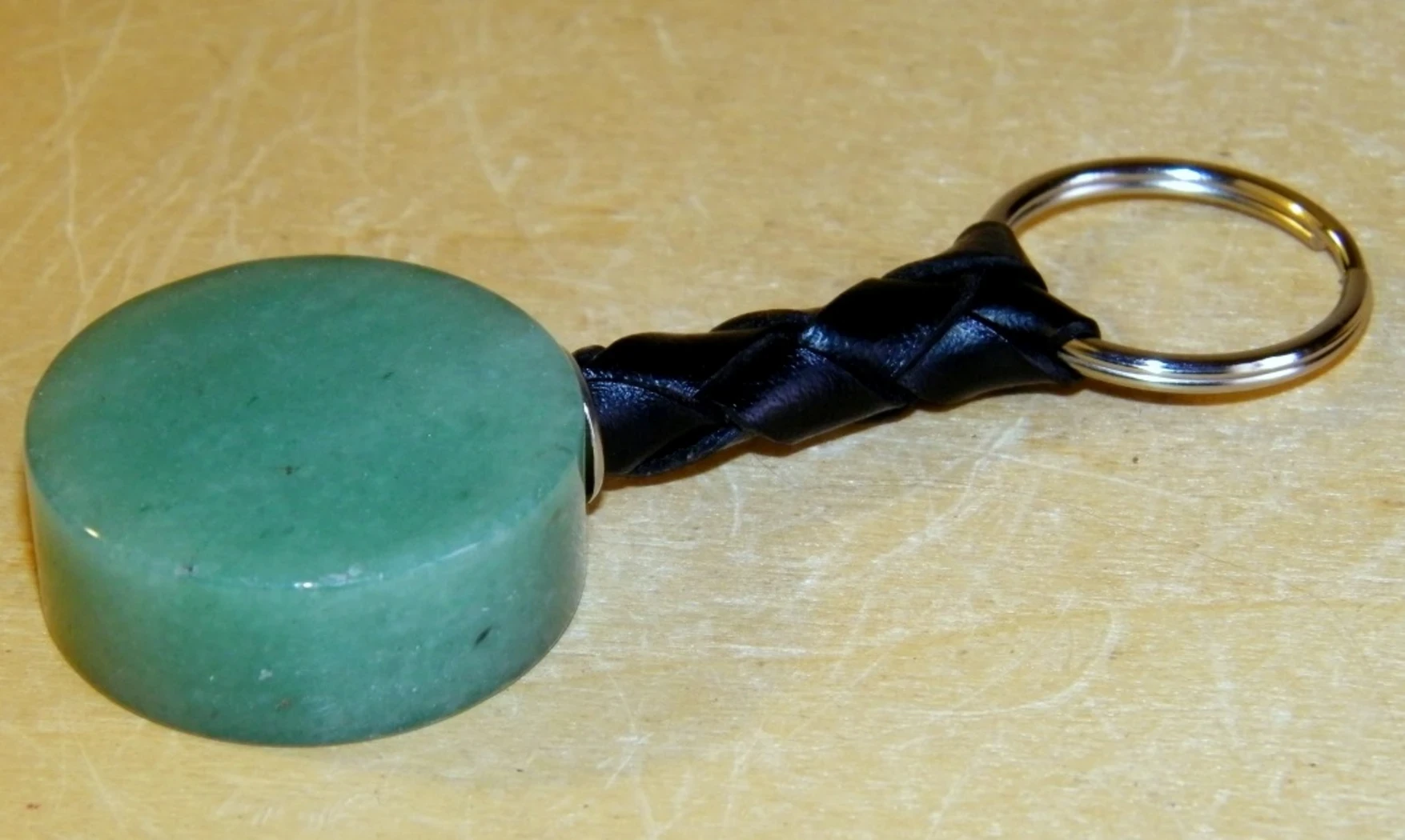 Aventurine verte Discobole porte-clés