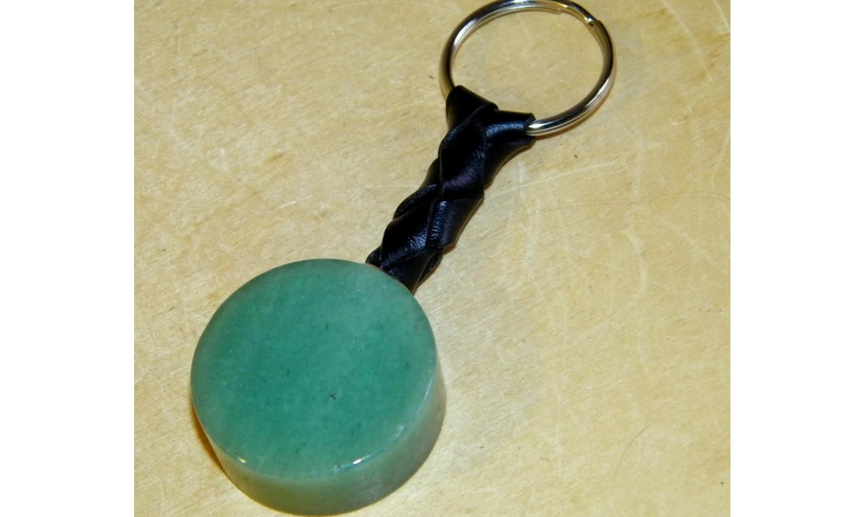 Aventurine verte Discobole porte-clés