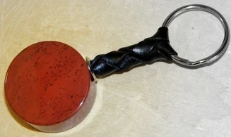 Red Jasper Keychain Diskus